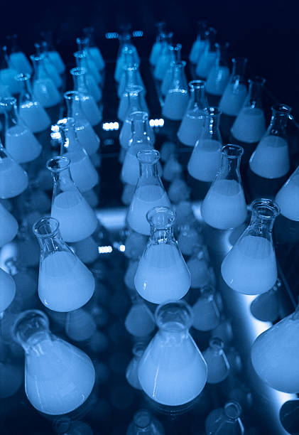 istock blue chemical beakers 173038660