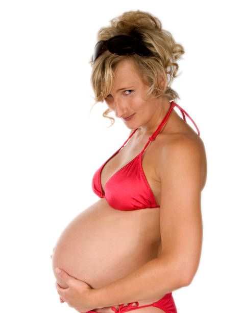 Human pregnancy stock photo