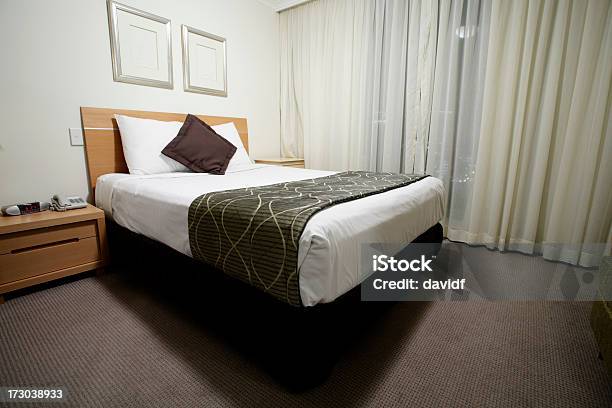 호텔 침대 1개 0명에 대한 스톡 사진 및 기타 이미지 - 0명, 고급 호텔, 더블사이즈 침대