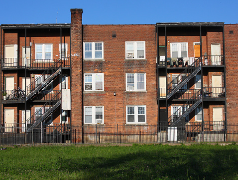 Urban housing in Hartford Connecticut