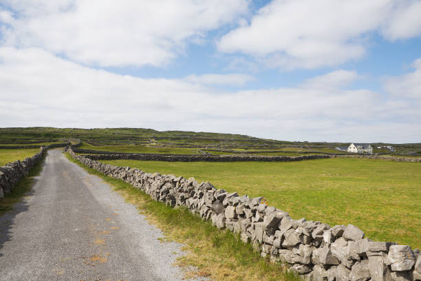 Irish Scenery, Aran Island, Inishmore stock photo