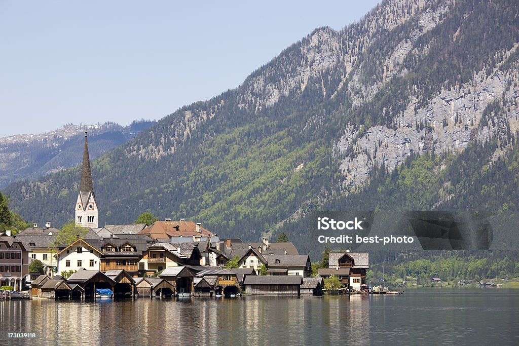 Hallstatt in Austria - Foto stock royalty-free di Acqua