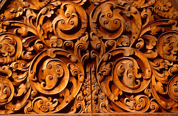 istock ornate thai wood carving thailand 173039362