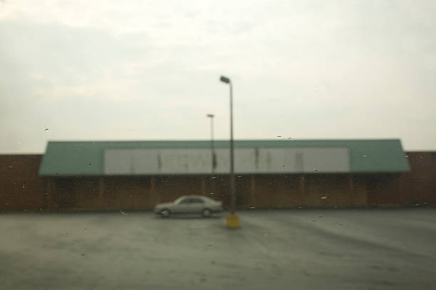 Abandoned Supermarket stock photo