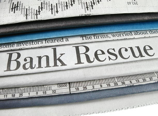 bank ratowanie - bankruptcy foreclosure foreclose newspaper zdjęcia i obrazy z banku zdjęć