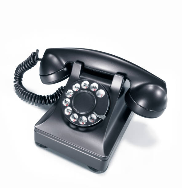 Antique Phone stock photo