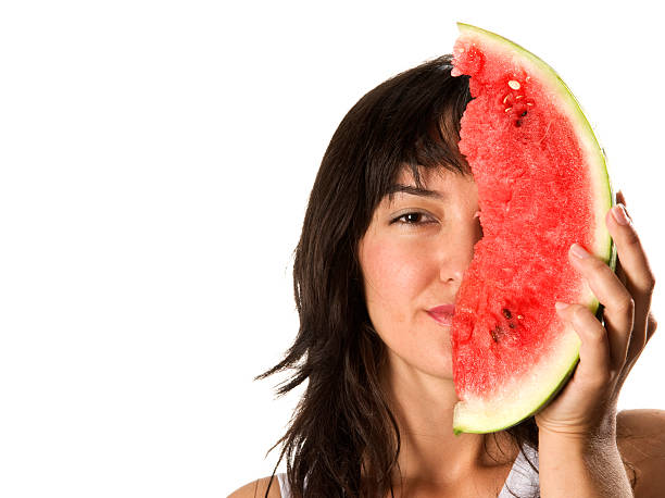 girl with watermelon