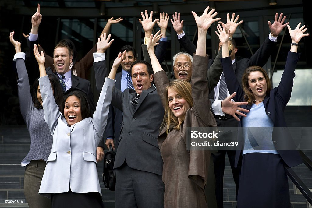 Glücklich business Personen - Lizenzfrei Arbeitskollege Stock-Foto
