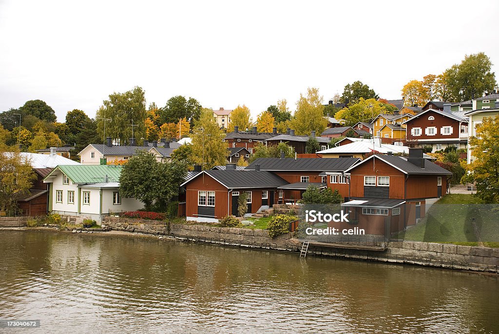 Autumn in Porvoo Autumn view of Porvoo,Finland. Autumn Stock Photo