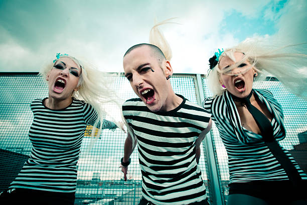 istock Alternative fashion trio 173040978