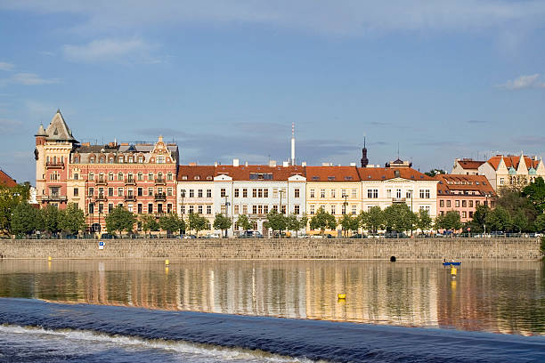 istock Banks of Vltava river in Prague 173041048