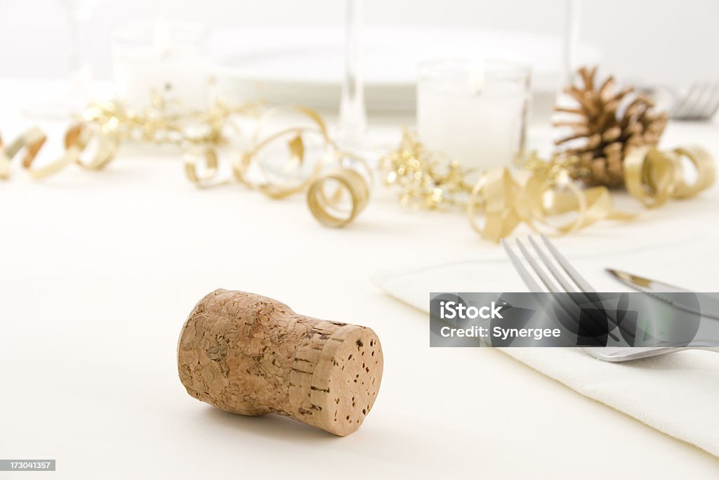 Navidad con champán - Foto de stock de Champán libre de derechos
