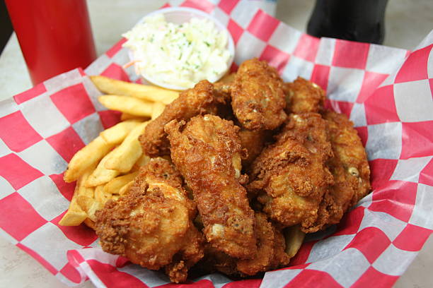 istock Fried Chicken with French fries 173041380