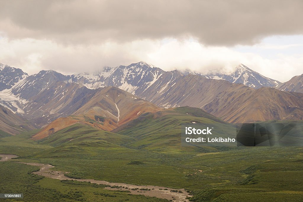 Kodachrome Basin in Denali Denali National Park's Kodachrome Basin. Alaska - US State Stock Photo