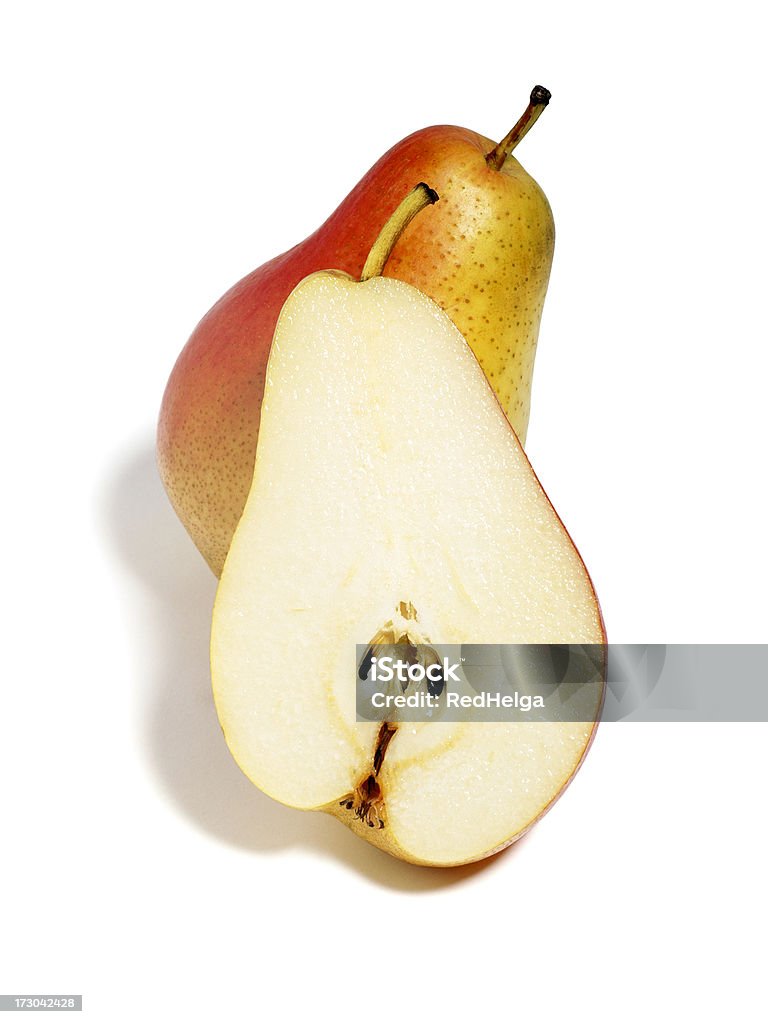 Pear duo "The file includes a excellent clipping path, so it's easy to work with these professionally retouched high quality image. Need some more Fruits" Bisected Stock Photo