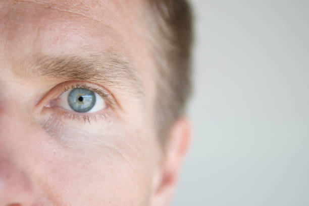 istock Horizontal Close-Up of a Man's Eye 173042750