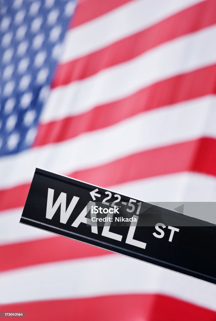 Wall Street New York - Foto stock royalty-free di Affari