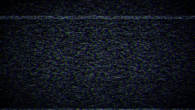 Television static with sound