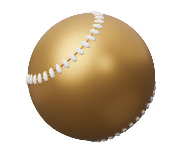 istock gold baseball bal sport equipment. 3d render illustration isolated on white background 1730464665