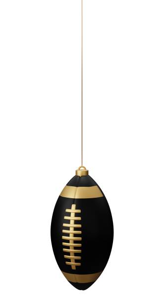 istock Rugby Hanging Christmas ball bauble. 3d render illustration isolated on white background 1730476560