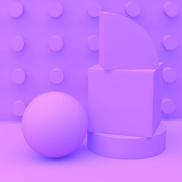 istock 3d illustration of abstract purple background. 1730519417