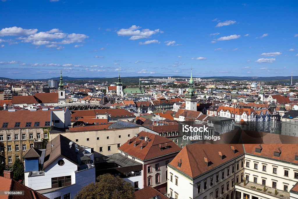 Vue panoramique sur Ville de Brno, en République tchèque - Photo de Brno libre de droits