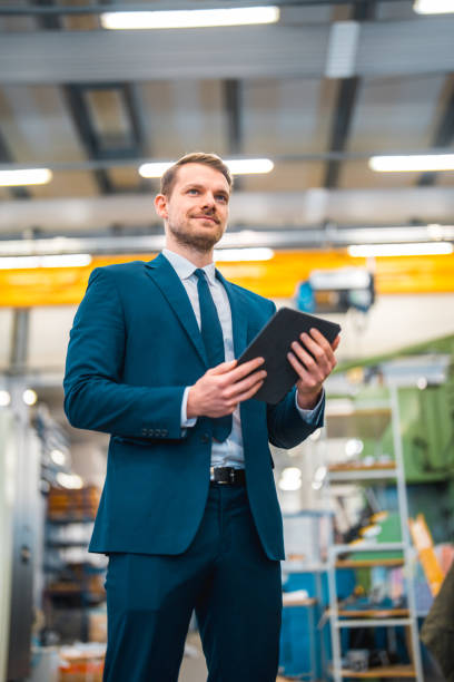 istock Good Looking White Male Engineer Working In A Quality Control 1730568156