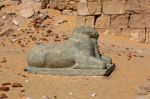 Ancient temple of Pharaoh in Jebel Barkal, Sudan