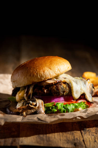 istock Burger With Toasted Brioche Bun 1730739436