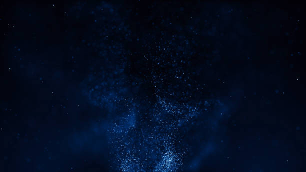 istock Particles Blue dust abstract light bokeh motion titles cinematic background 1730749826