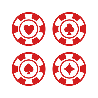 poker chip vector Design Symbol illustration