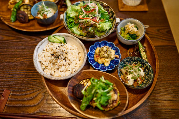 istock Vegan plate lunch with organic vegetables 1730931657