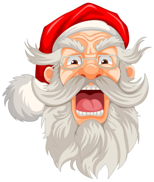 370+ Grumpy Santa Stock Illustrations, Royalty-Free Vector Graphics ...