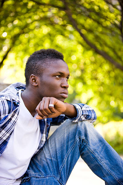 istock Young Man outdoor portrait 173096787