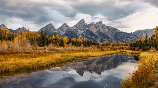 istock Grand Teton into the mountain 1731006899