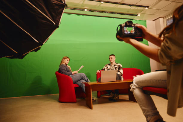 istock Recording a show in a studio! 1731047438