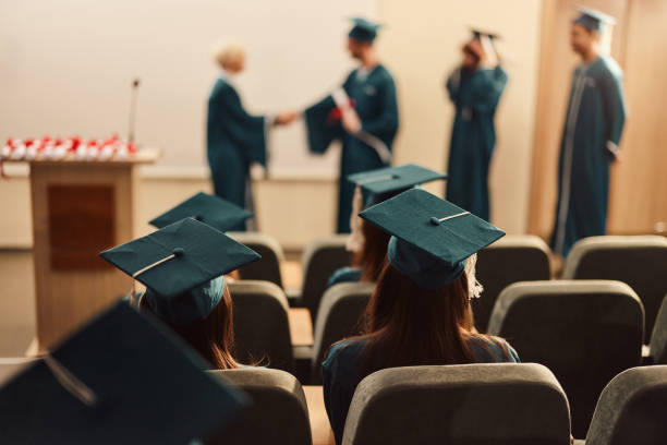 istock Graduation ceremony in lecture hall! 1731053977