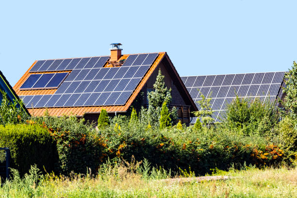 istock Houses with solar panels 1731092152