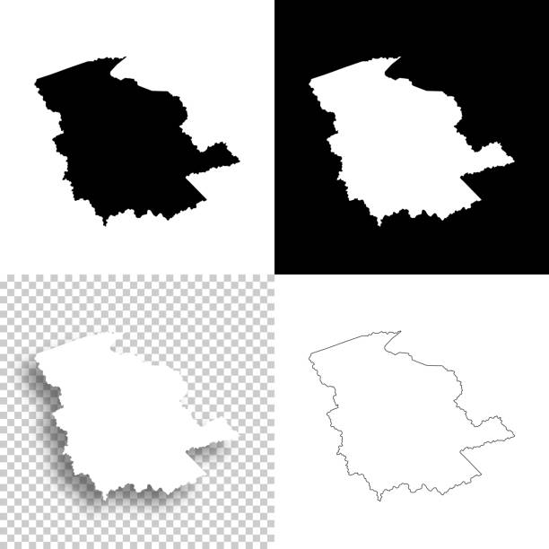 Logan County, West Virginia. Maps for design. Blank, white and black backgrounds Map of Logan County - West Virginia, for your own design. Four maps with editable stroke included in the bundle: - One black map on a white background. - One blank map on a black background. - One white map with shadow on a blank background (for easy change background or texture). - One line map with only a thin black outline (in a line art style). The layers are named to facilitate your customization. Vector Illustration (EPS file, well layered and grouped). Easy to edit, manipulate, resize or colorize. Vector and Jpeg file of different sizes. logan west stock illustrations