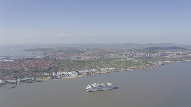 Cruise ship Saipan Star stranded in Rongcheng, Weihai, Shandong, China