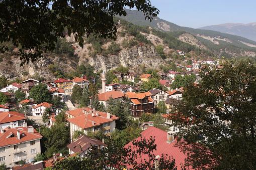 View of Mudurnu old town from above in Turkiye