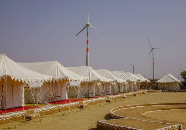 istock Luxury camping tents on Thar Desert 1731157554
