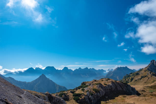 istock The Carnic Alps in a colorful autumn day 1731162120
