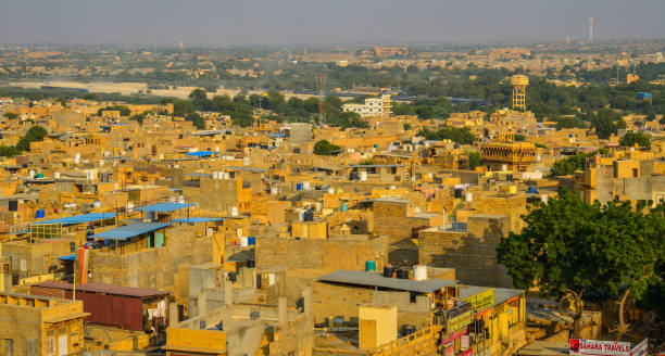 istock Old buildings in Jaisalmer, India 1731175173
