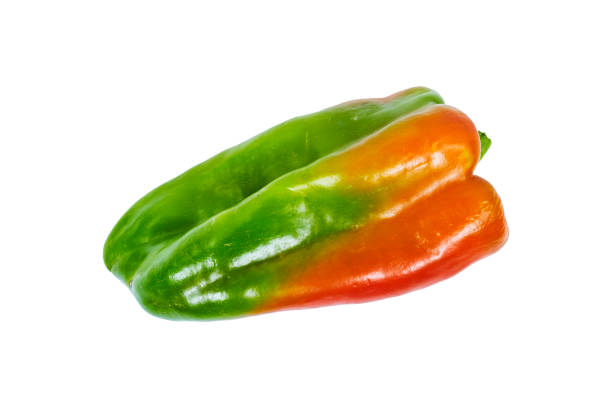 Free Stock Photo of Red and Green Pepper on White Background | Download ...