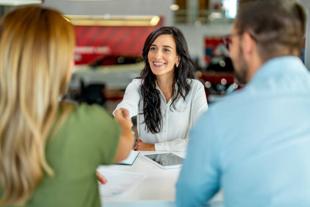 istock Congratulations for buying a new car! 1731242200