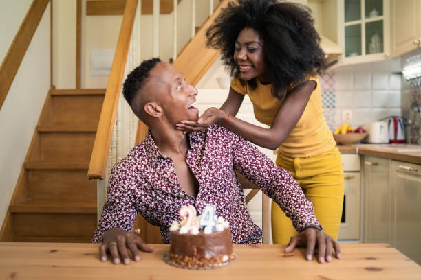istock Birthday surprise husband 1731259861