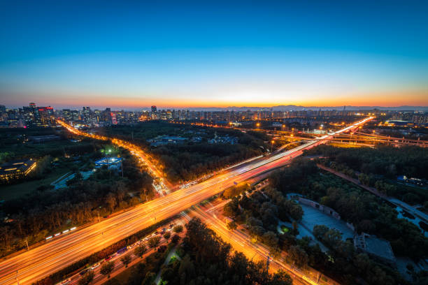 istock Busy Night Traffic Peak in Beijing 1731269454
