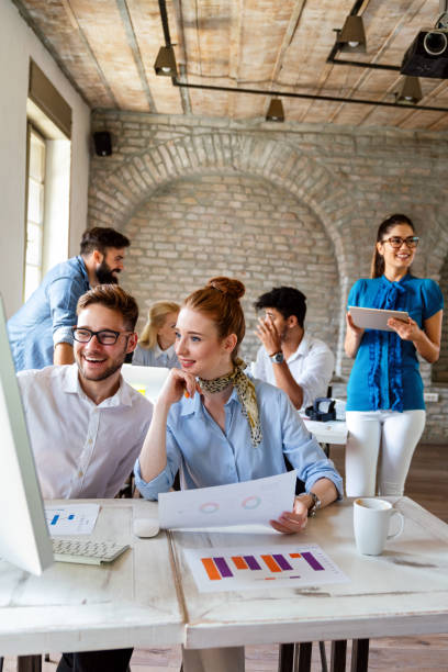 istock Diverse business people in office during brainstorming while discussing new ideas for new project 1731273732