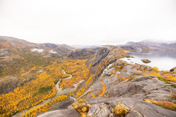 Rago national park in autumn, beautiful seasonal colours.